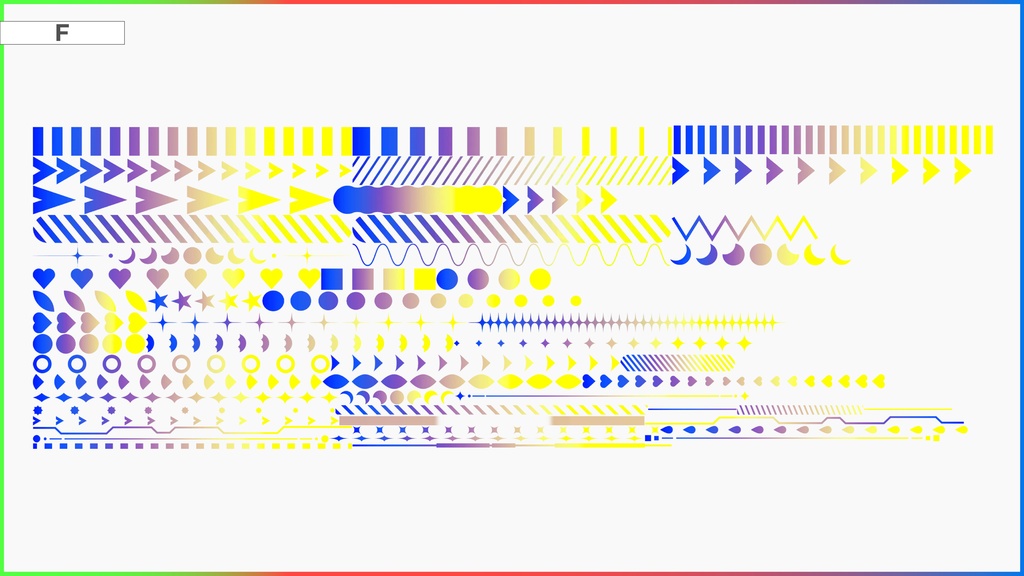 【無料/有償】動くグラデライン素材