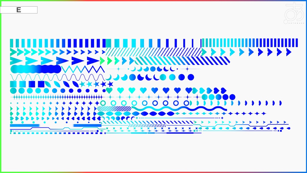 【無料/有償】動くグラデライン素材