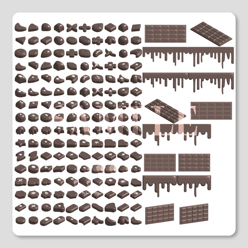 【🍫𝐒𝐀𝐋𝐄🍫】【無料/有償】手書き風 バレンタインチョコ素材