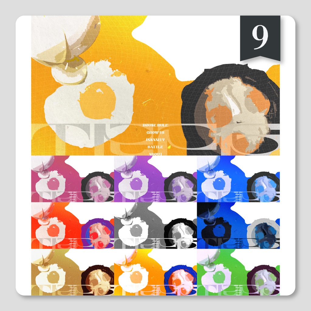 【SALE】【無料/有償】朝ごはん・カフェ・生活系ココフオリア素材_100種 (10ver10色)横