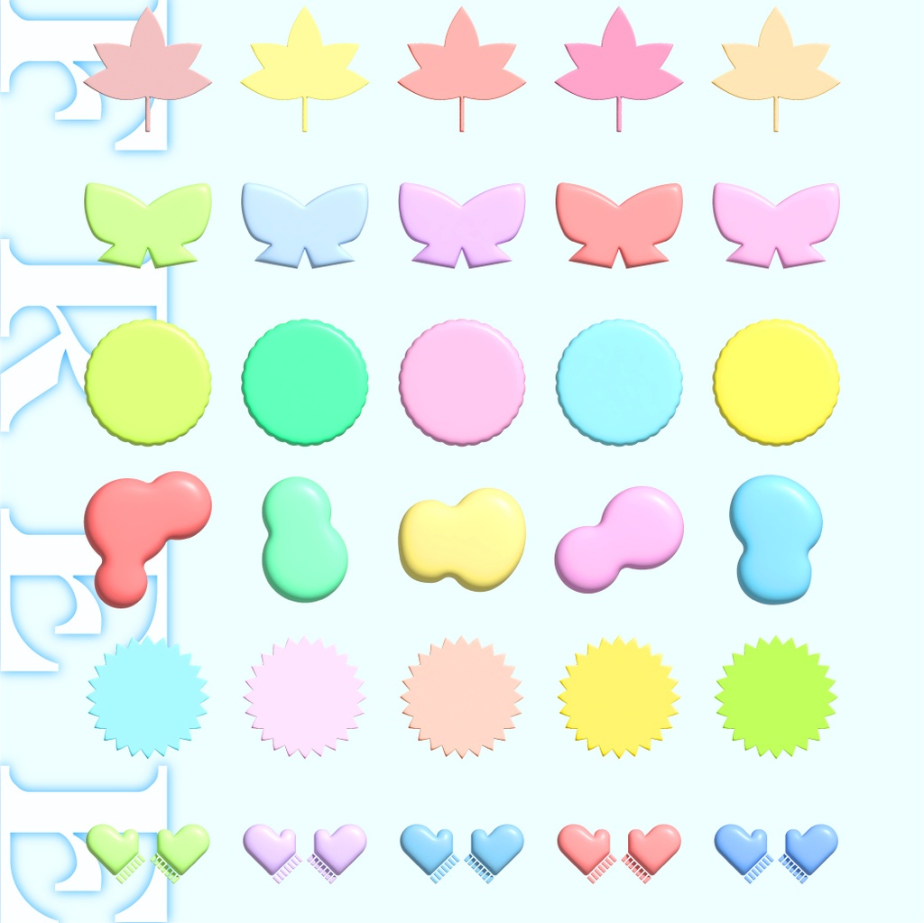 【無料】ショップフォロワー2000user突破記念/素材配布