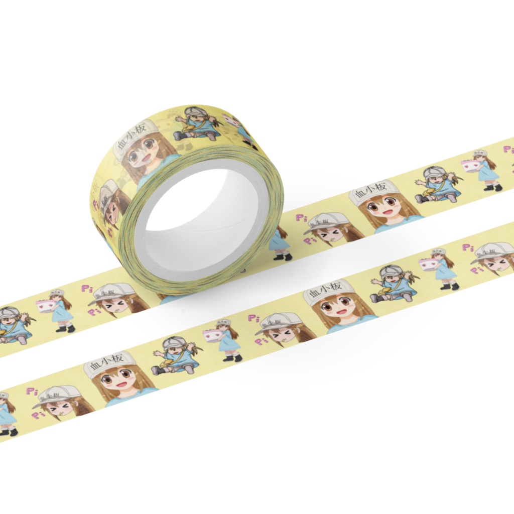 血小板ちゃんマスキングテープ