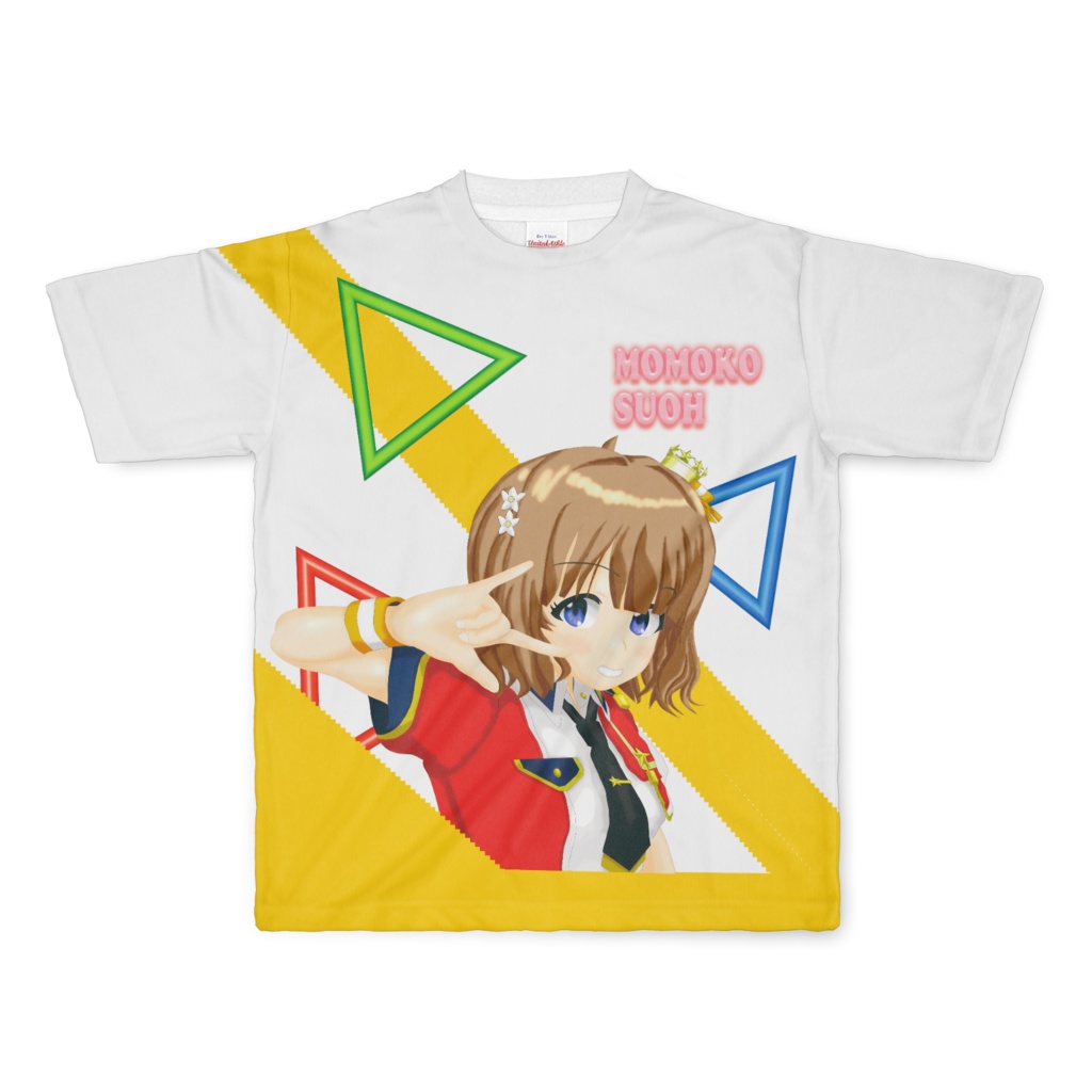 周防桃子フルグラフィックTシャツ