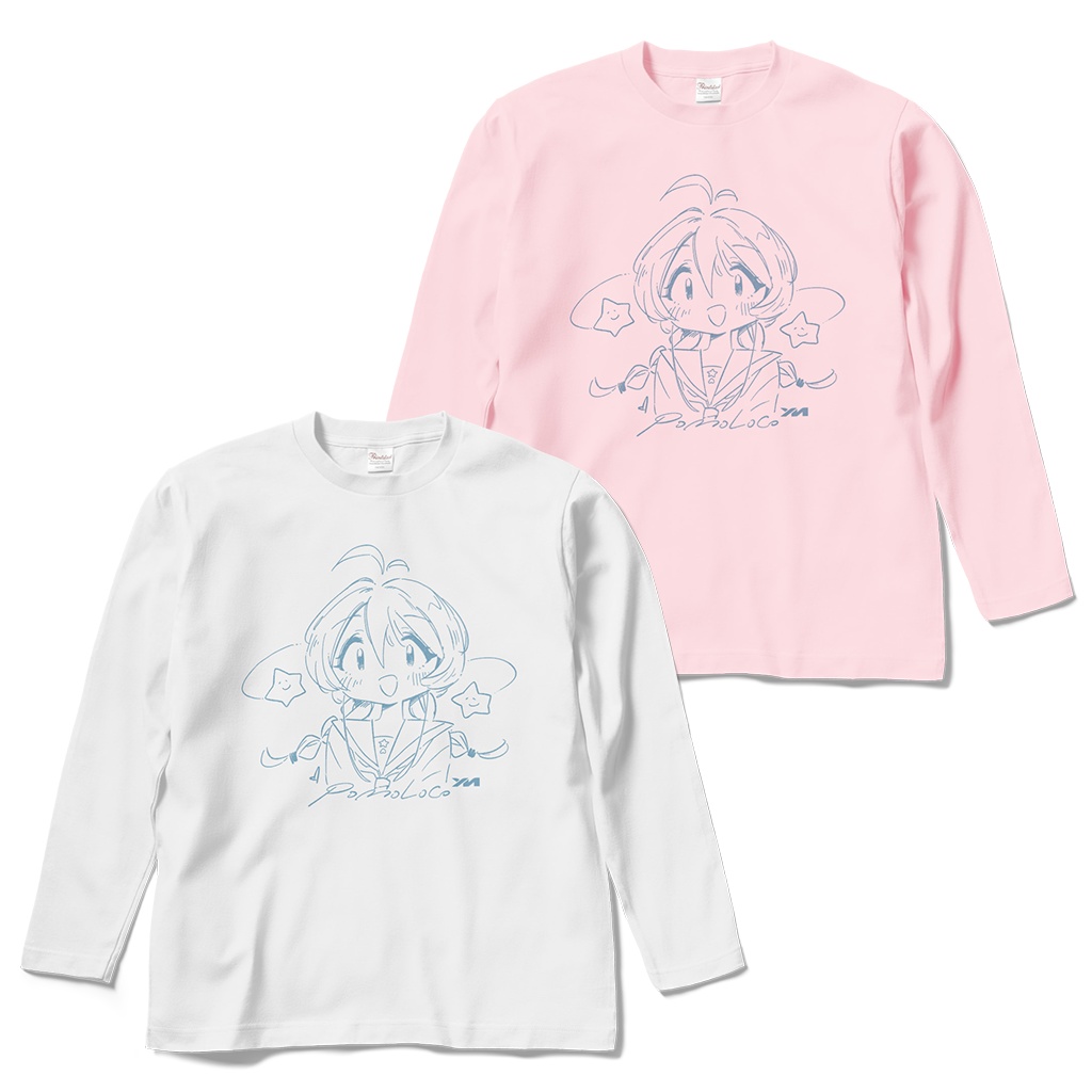 ぽもろこちゃんロングスリーブTシャツ