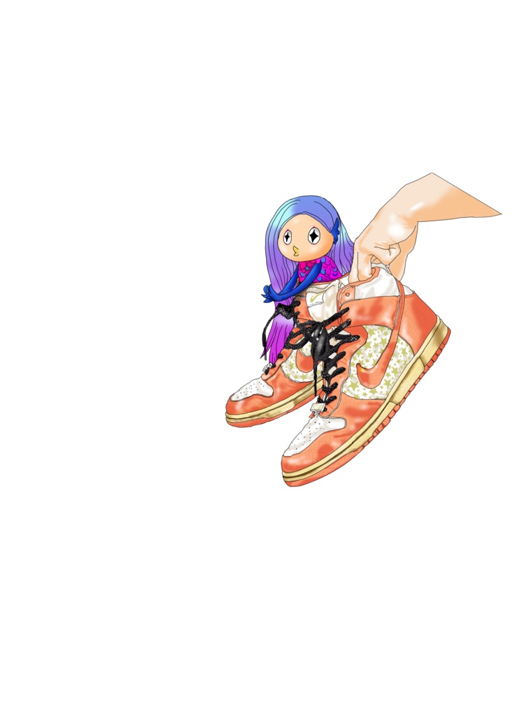 スニーカーとアマビエ様①