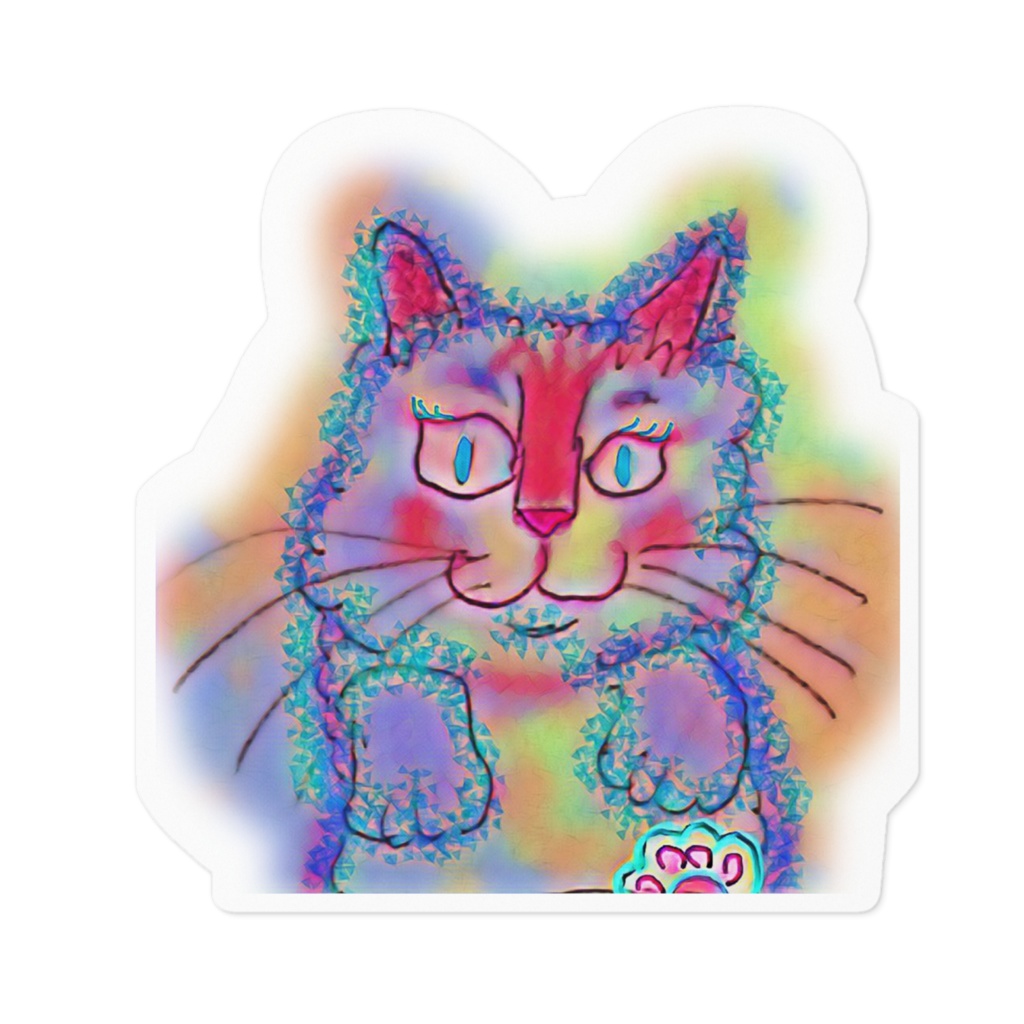 わたしのあしステッカー
