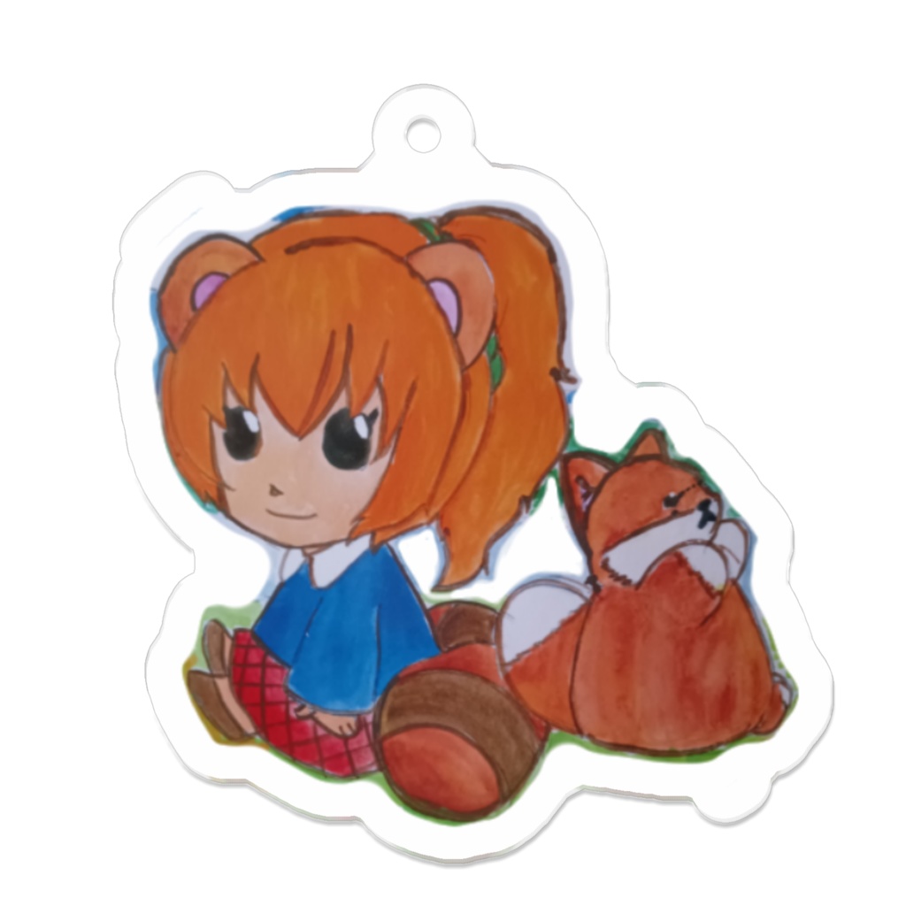 ぽこちゃんとみこちゃん アクリルキーホルダー