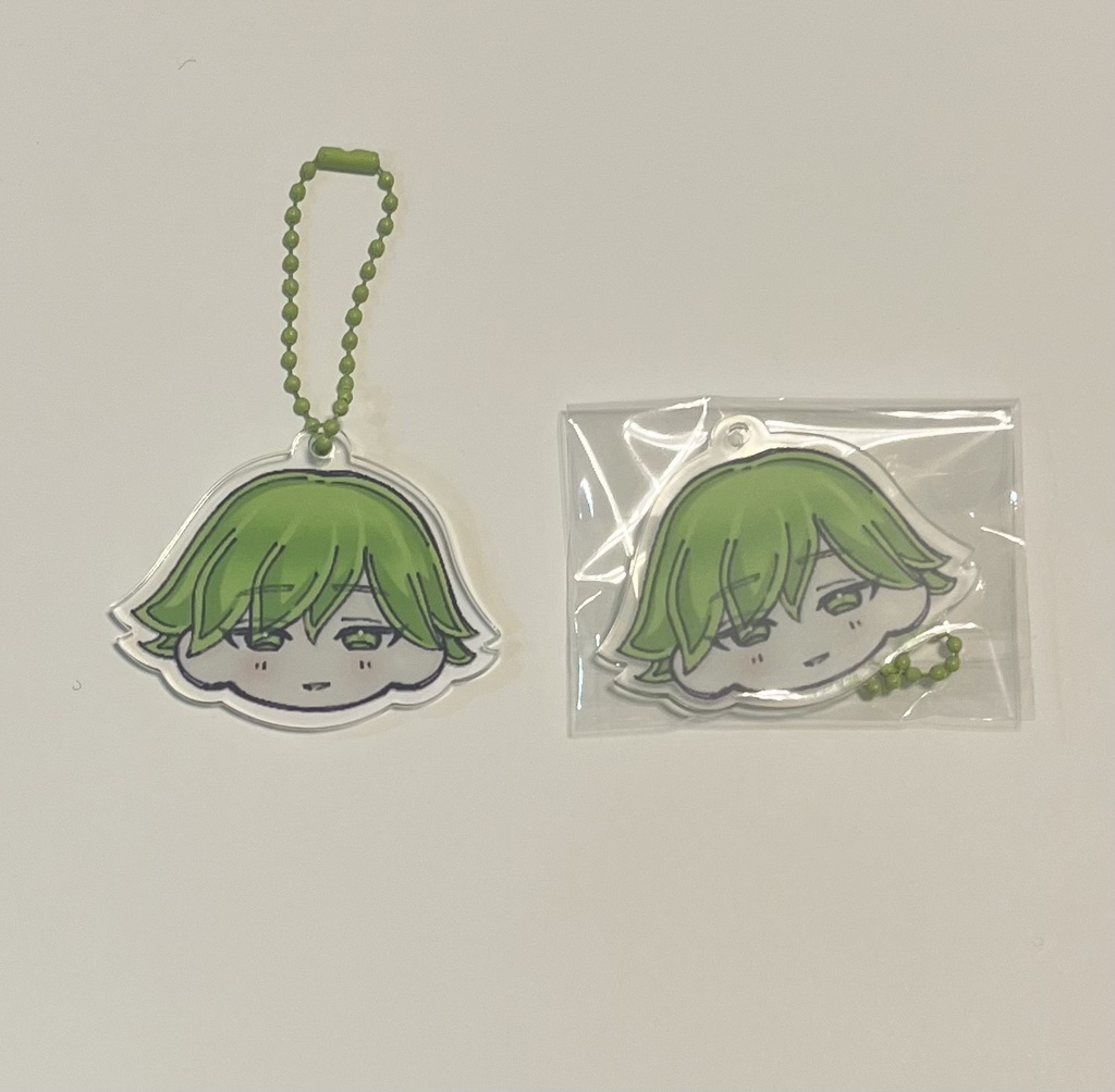 ペリドットのアクリルキーホルダー