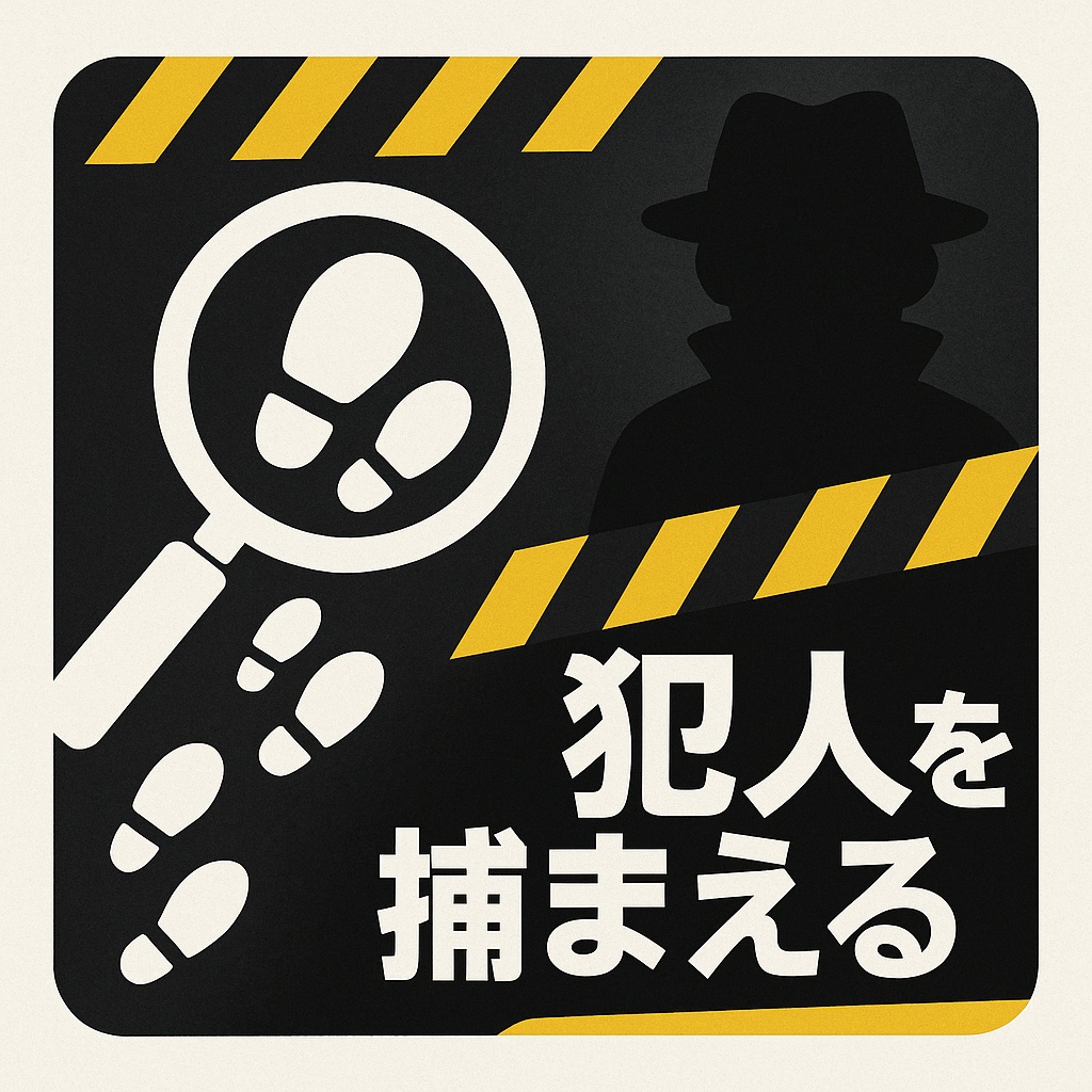 【印刷用データ】犯人を捕まえるゲーム