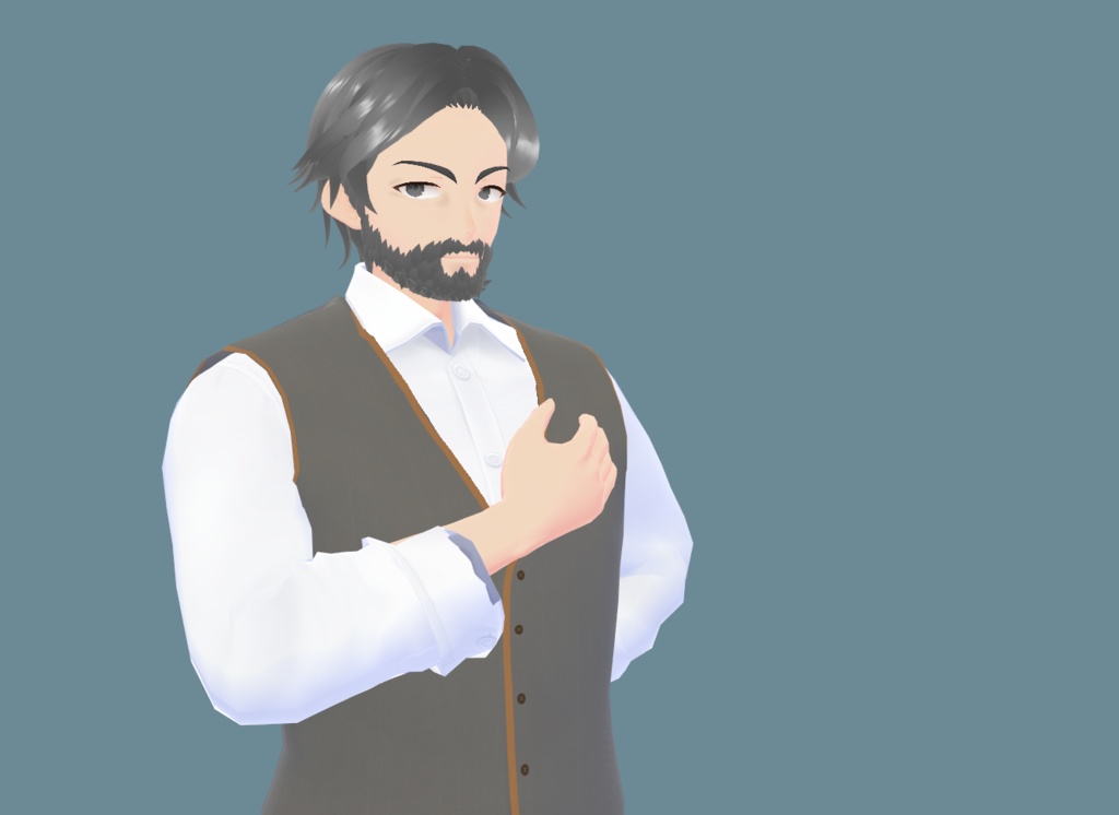 Messy beard