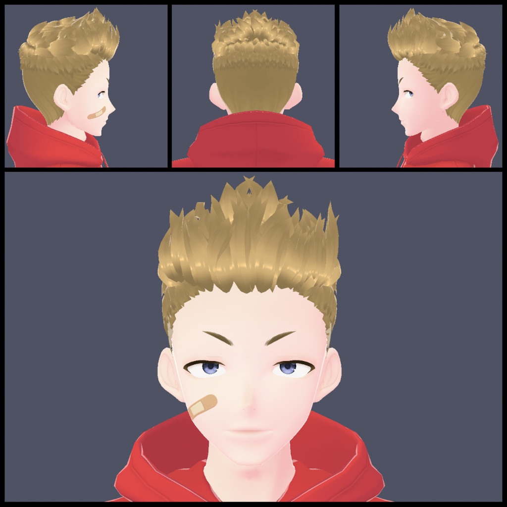 Male fade hair