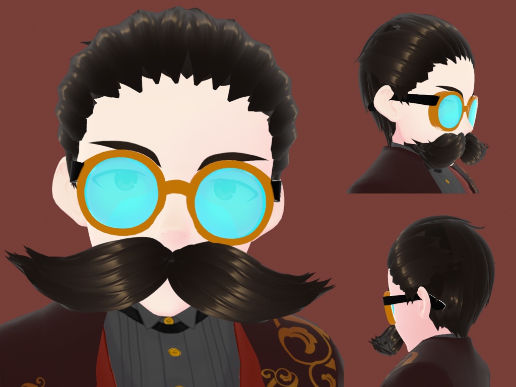 Huge moustache