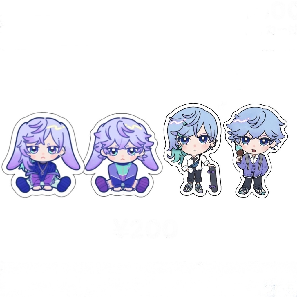 ステッカー4種セット
