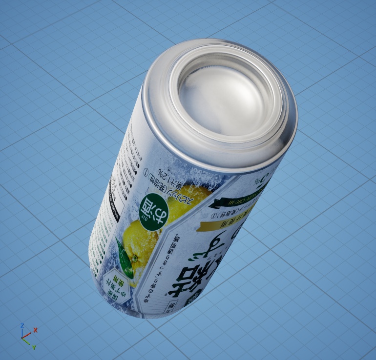 【GLB】缶チューハイ3Dモデル 350ml・500ml 合計20本セット|漫画・CLIP STUDIO向け
