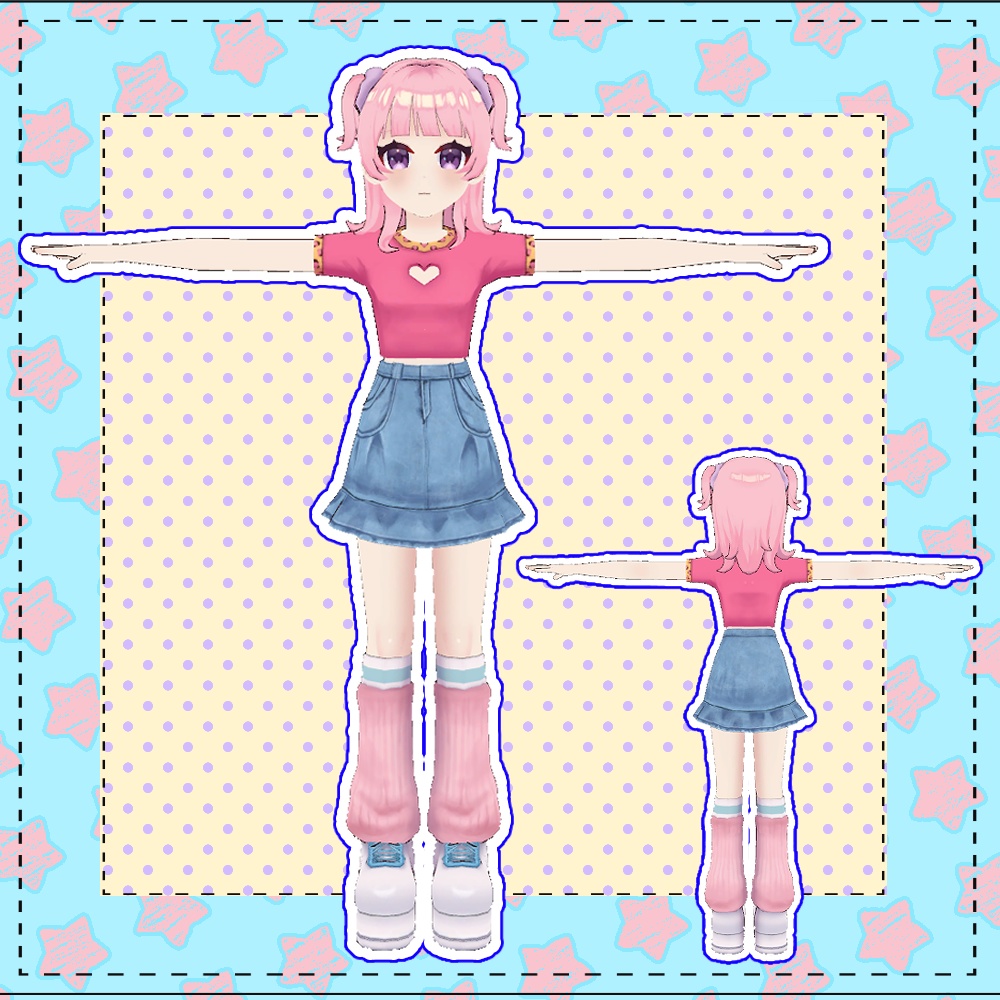 【オリジナル3Dモデル】みくる / mikuru