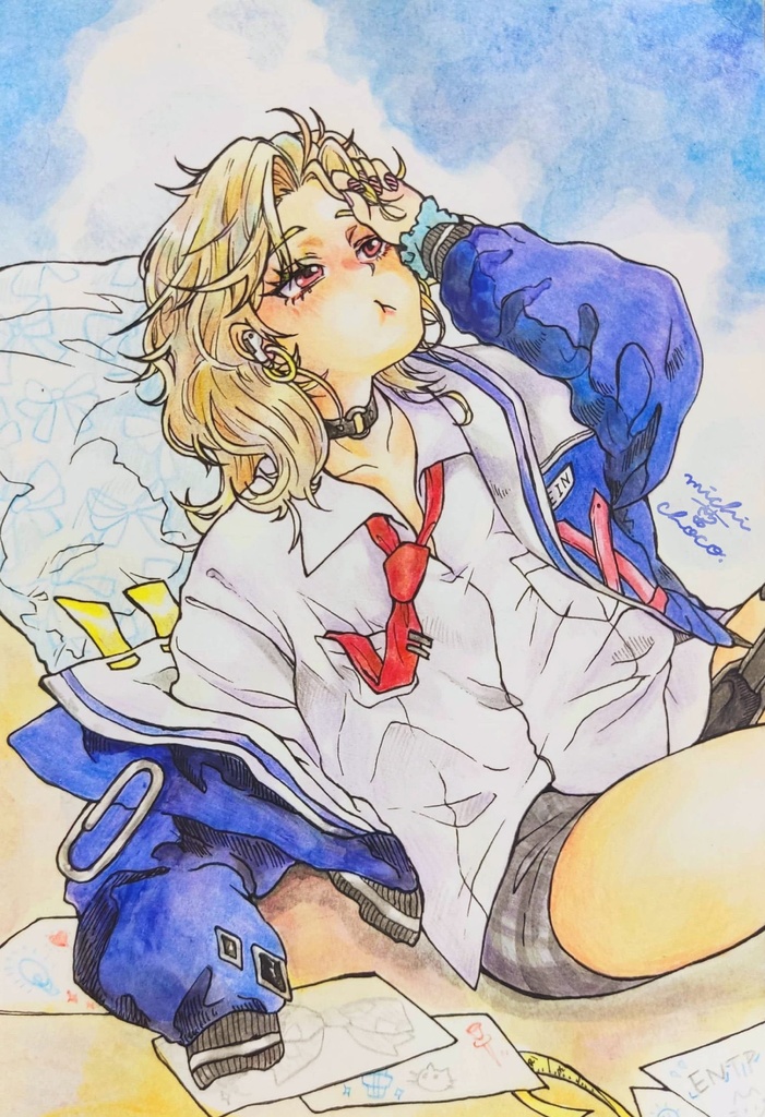 【勝利の女神:NIKKE】アイン 原画
