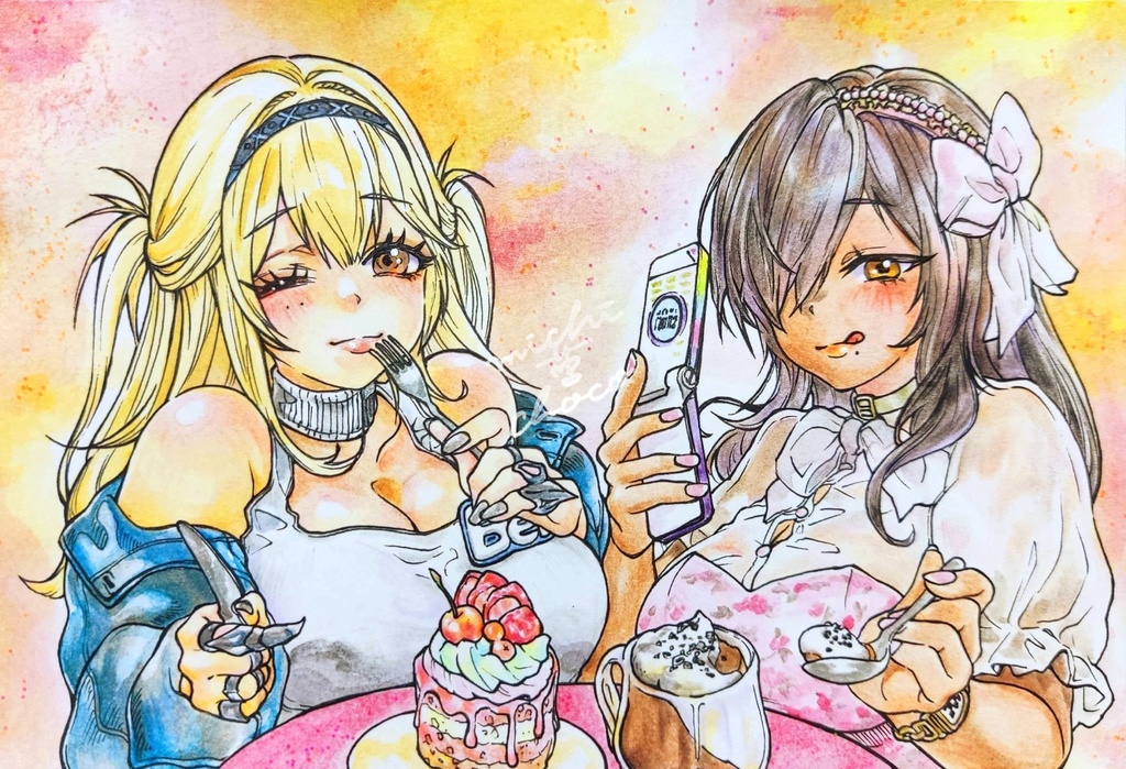 【勝利の女神:NIKKE】ティア ナガ 原画