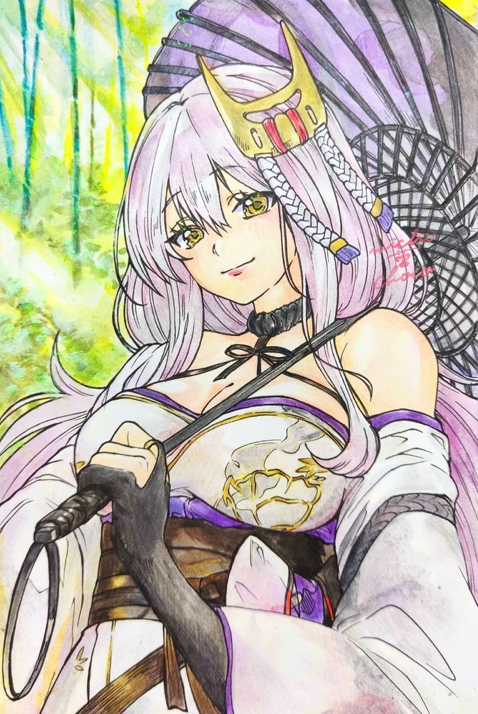 【勝利の女神:NIKKE】紅蓮 原画