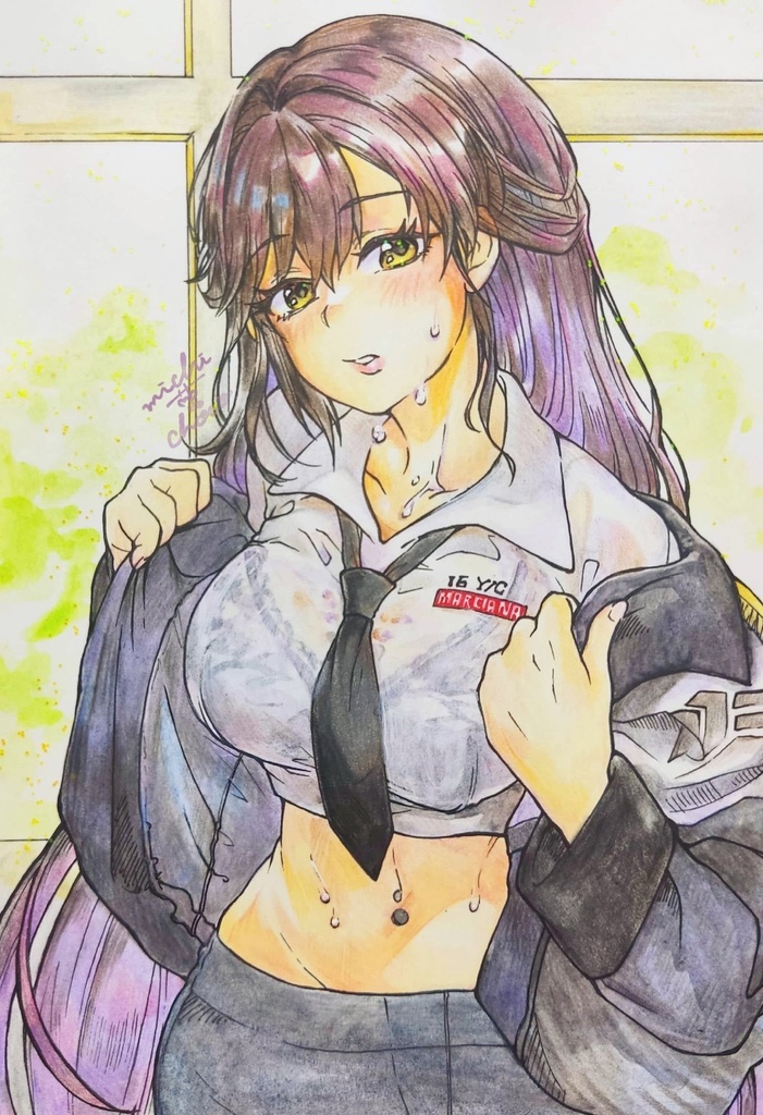 【勝利の女神:NIKKE】マルチャーナ 原画