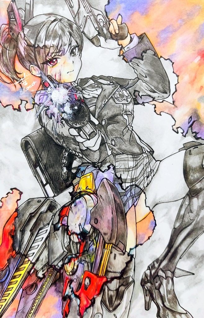 【勝利の女神:NIKKE】ツバイ 原画