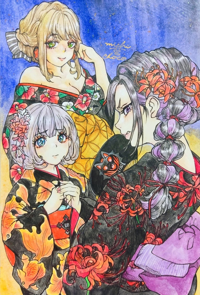 【勝利の女神:NIKKE】ウンファ エマ ベスティー 原画