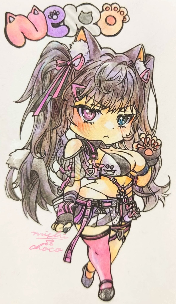 【勝利の女神:NIKKE】ネロ ミニ原画