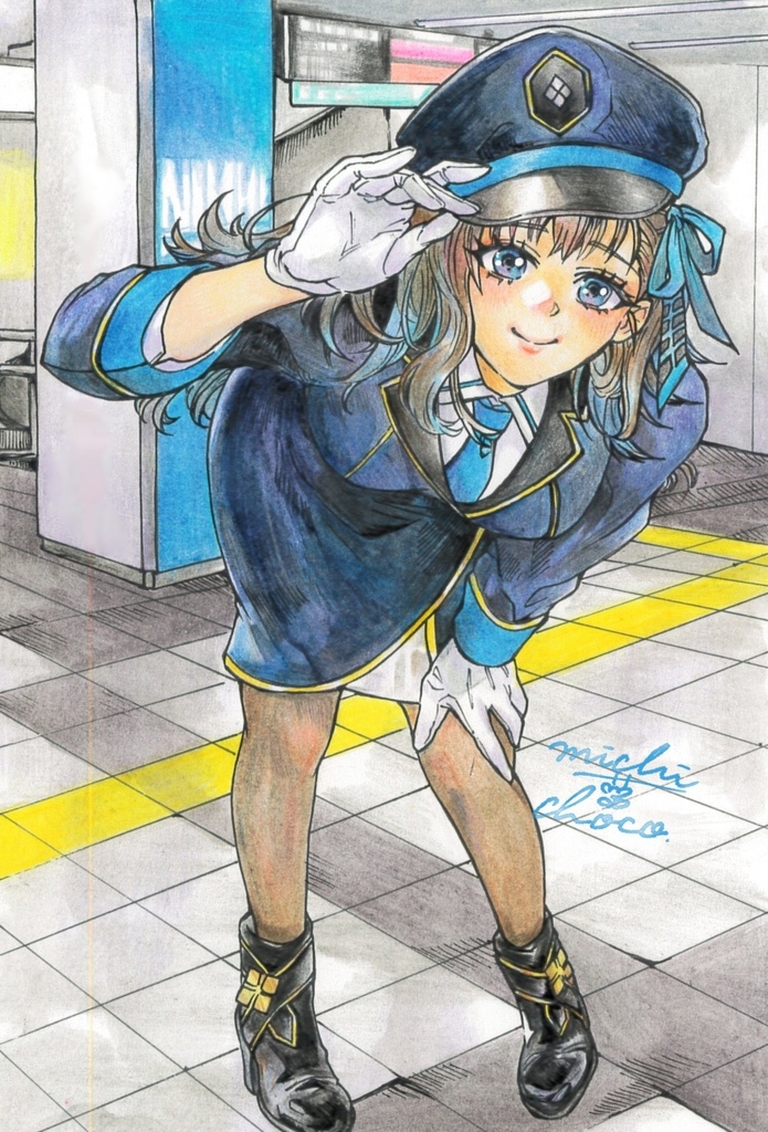 【勝利の女神:NIKKE】マリアン 原画