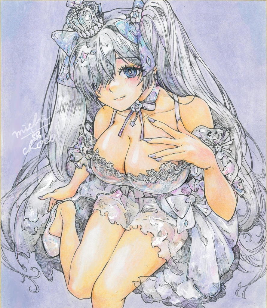 【勝利の女神:NIKKE】シンデレラ 色紙原画