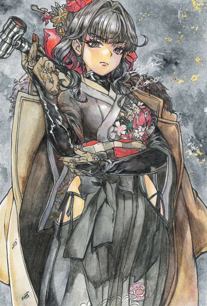 【勝利の女神:NIKKE】サクラ 原画