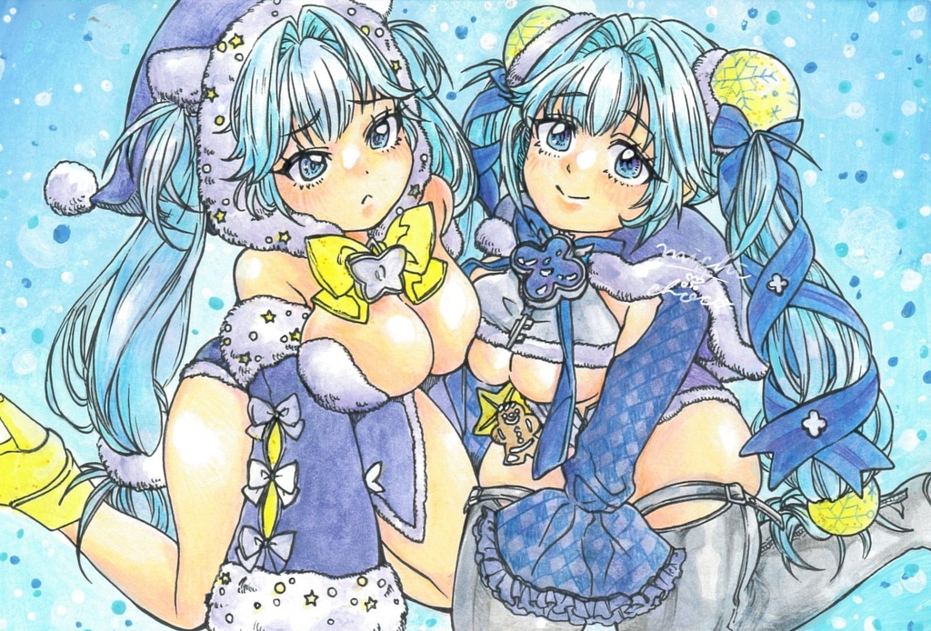 【勝利の女神:NIKKE】ヘンゼル＆グレーテル×クリスマス 原画
