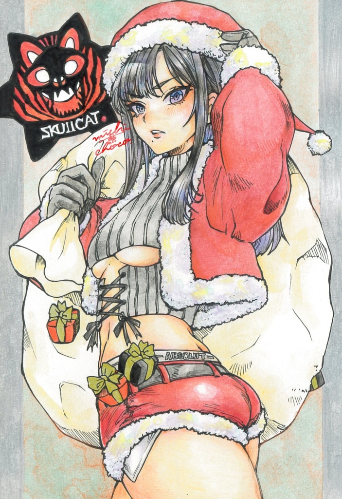 【勝利の女神:NIKKE】ウンファ×クリスマス 原画