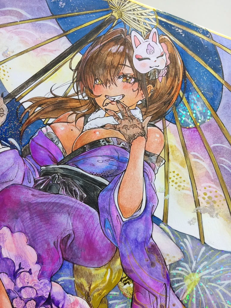 【勝利の女神:NIKKE】ナガ 大色紙原画