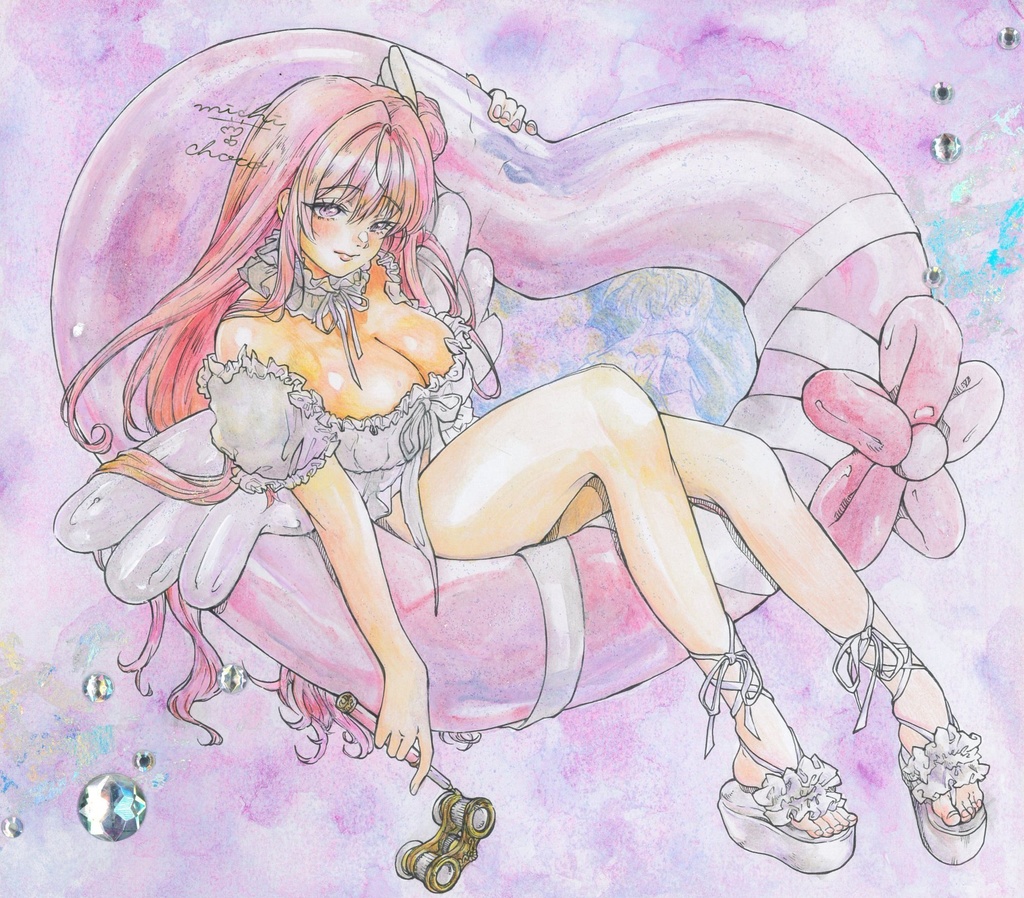 【勝利の女神:NIKKE】ドロシー:セレンディピティ 大色紙原画