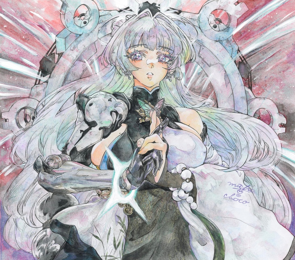 【勝利の女神:NIKKE】ナユタ 大色紙原画