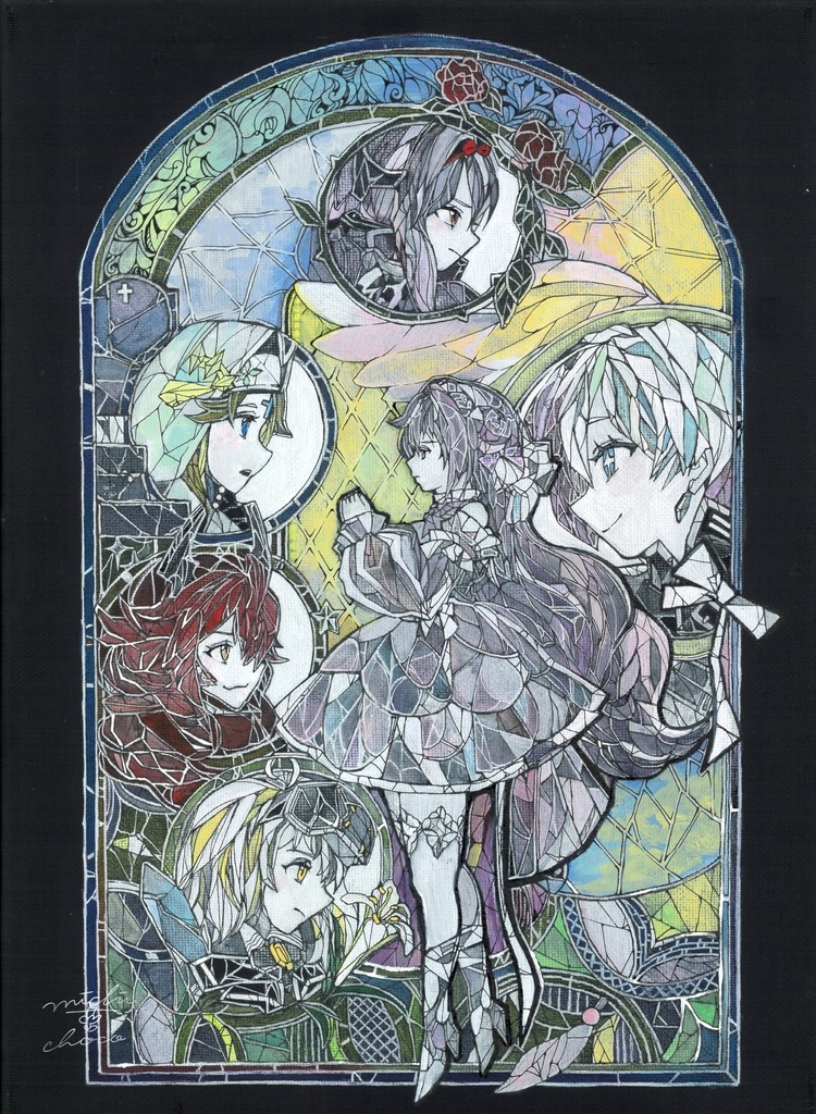 【勝利の女神:NIKKE】ゴッデス部隊 キャンバス原画