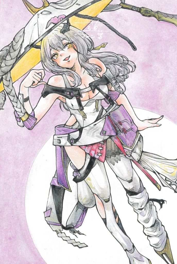 【勝利の女神:NIKKE】紅蓮 原画