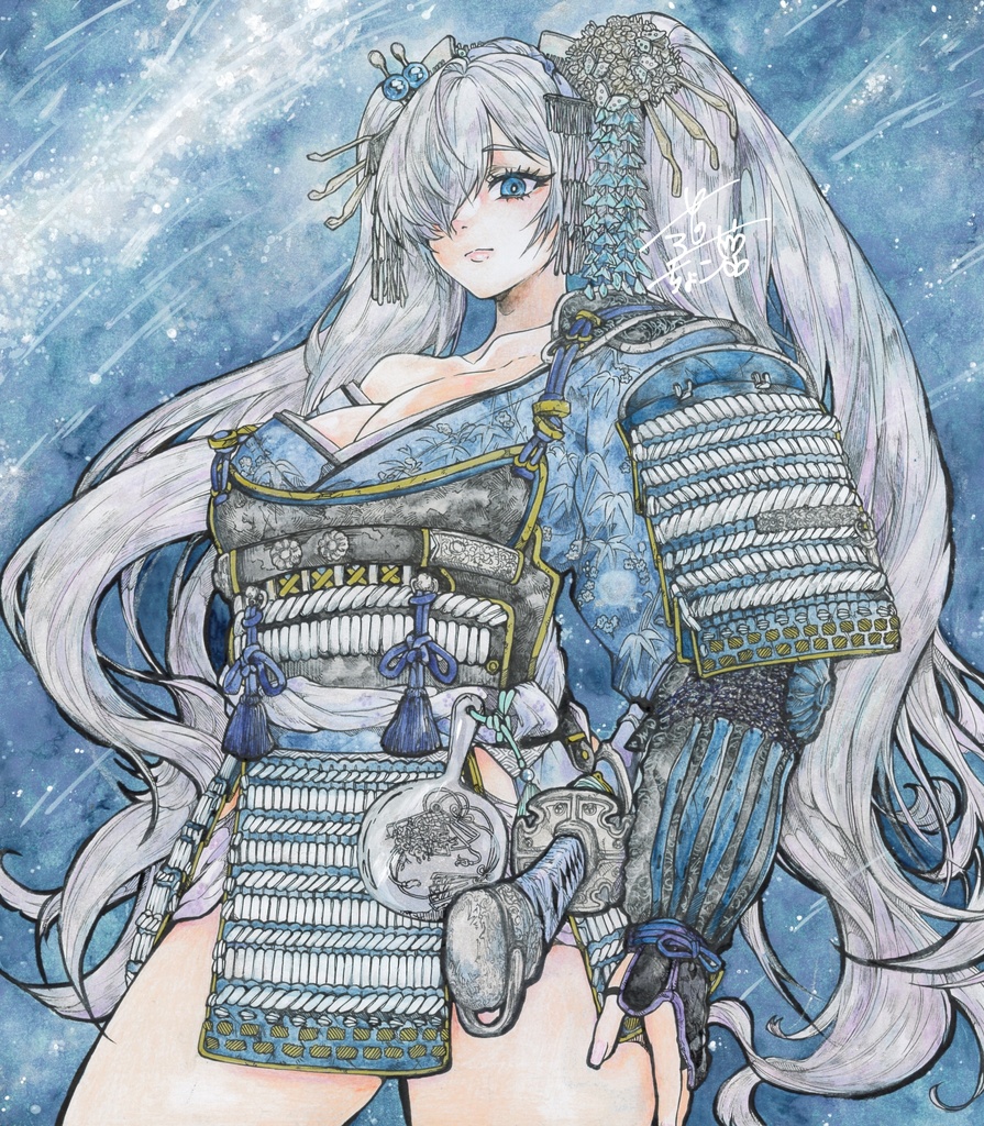 【勝利の女神:NIKKE】シンデレラ 大色紙原画