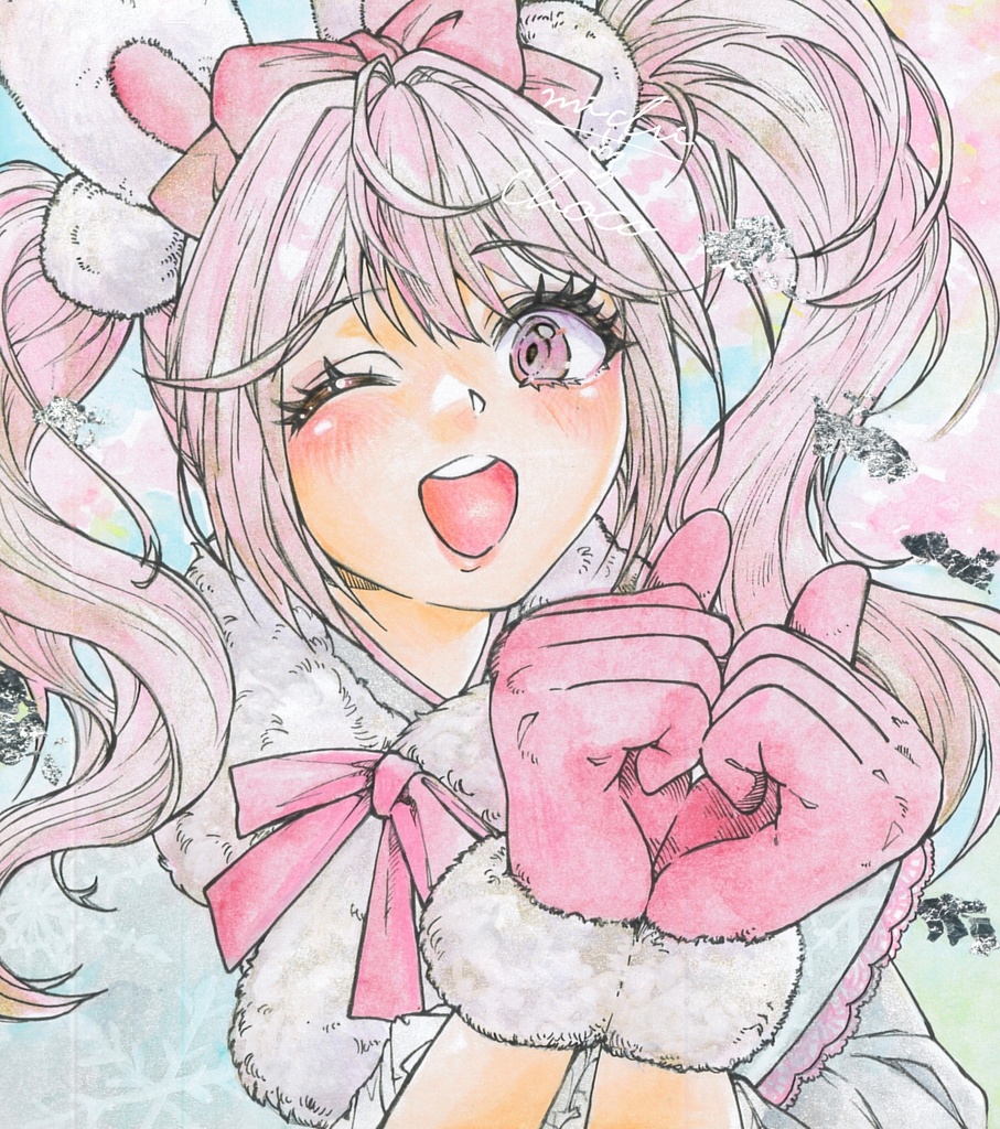 【勝利の女神:NIKKE】アリス 小色紙原画