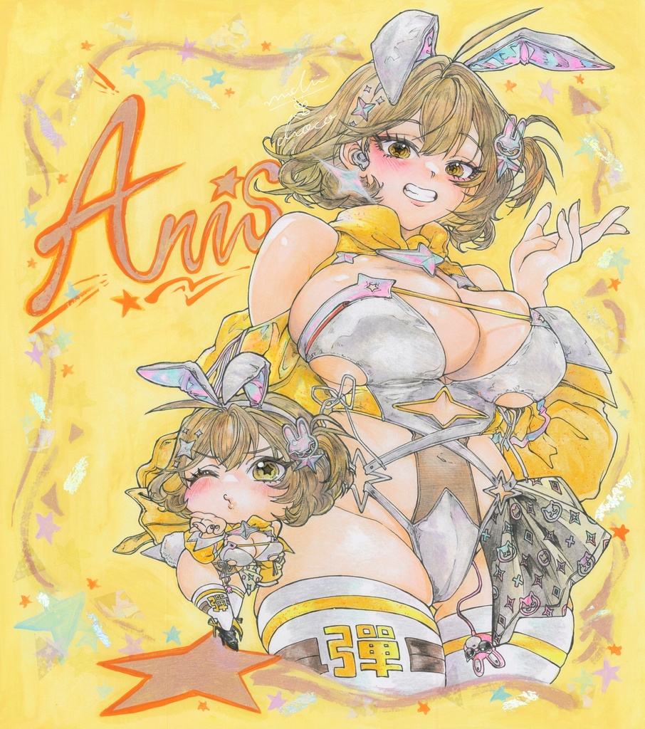 【勝利の女神:NIKKE】アニス 大色紙原画