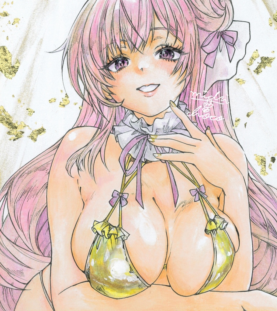 【勝利の女神:NIKKE】ドロシー 小色紙原画