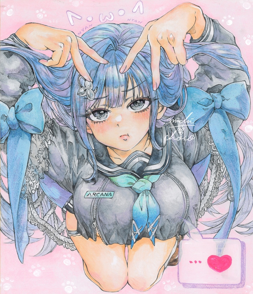 【勝利の女神:NIKKE】アルカナ 色紙原画