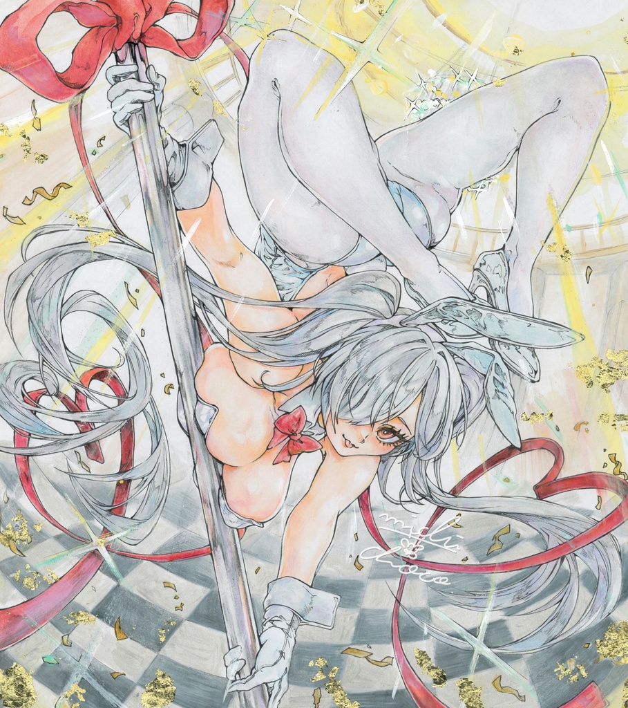 【勝利の女神:NIKKE】シンデレラ 大色紙原画
