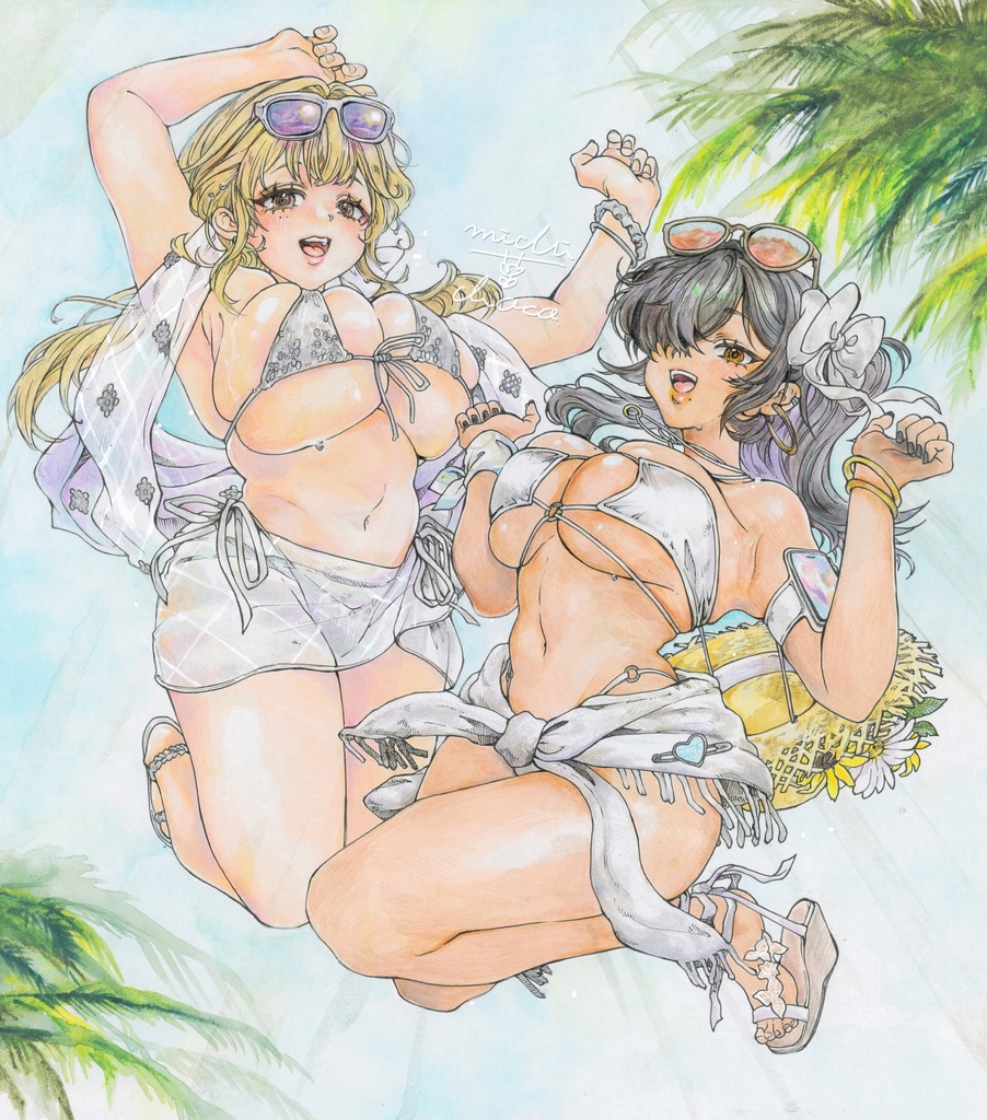 【勝利の女神:NIKKE】ティアナガ 大色紙原画