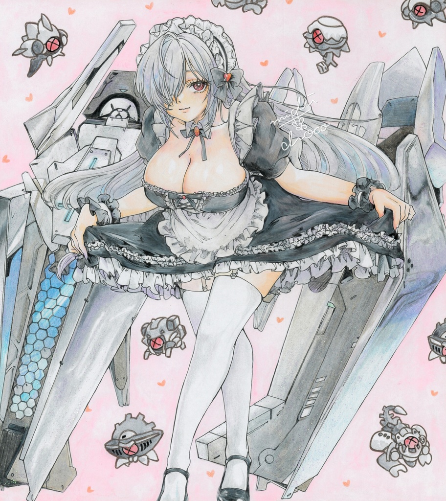 【勝利の女神:NIKKE】シンデレラ 大色紙原画