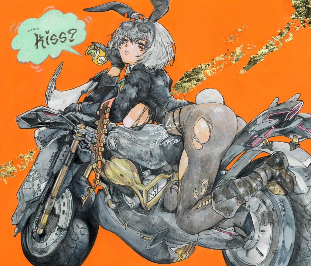 【勝利の女神:NIKKE】シュガー 色紙原画