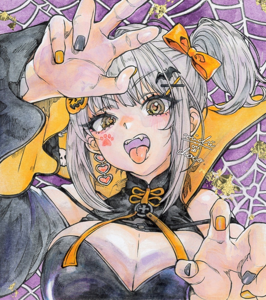 【勝利の女神:NIKKE】ベロータ 小色紙原画