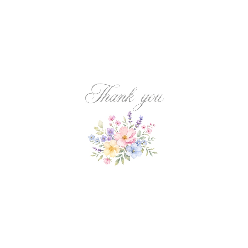 Thank you デジタルペーパー ① 15枚セット