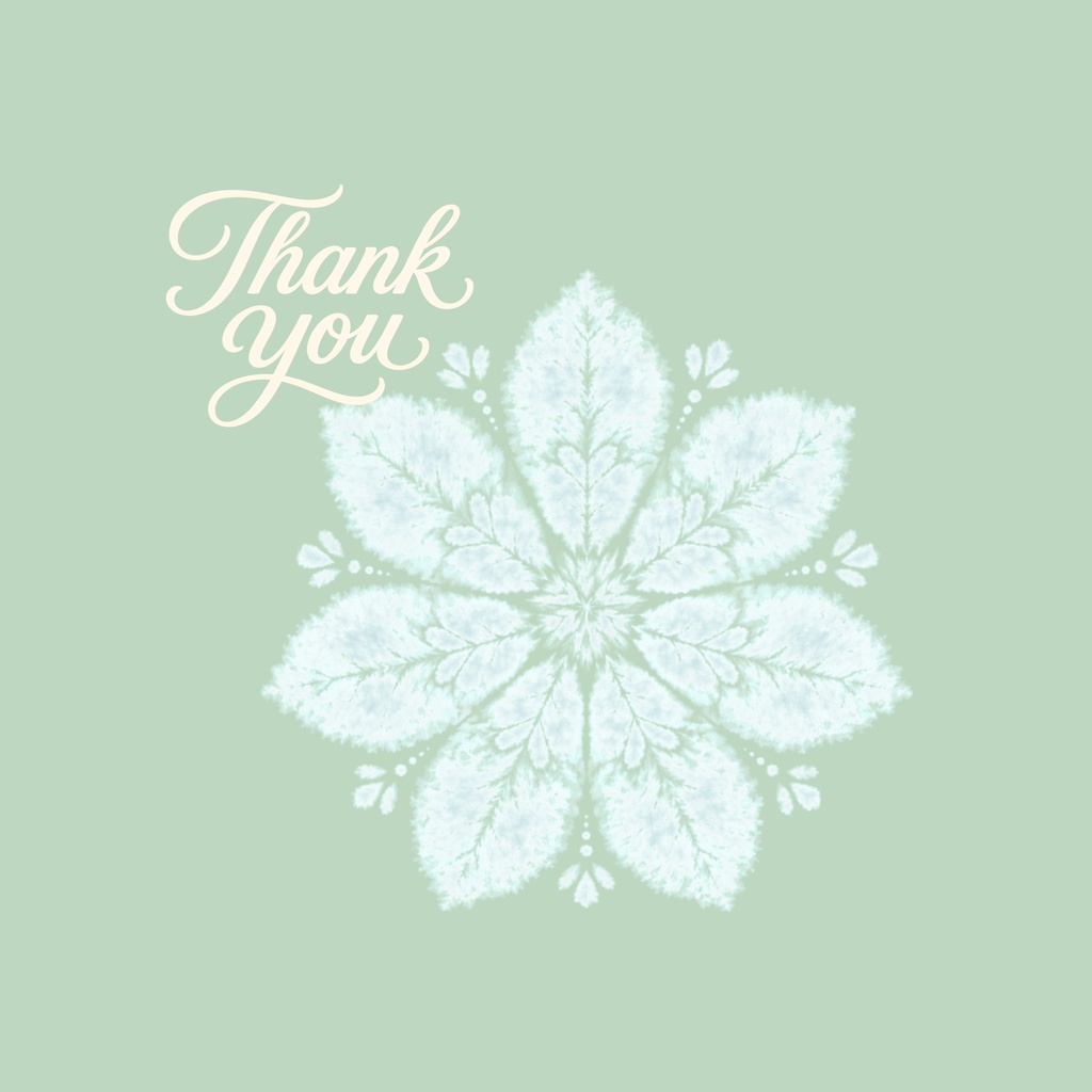 Thank you デジタルペーパー ① 15枚セット