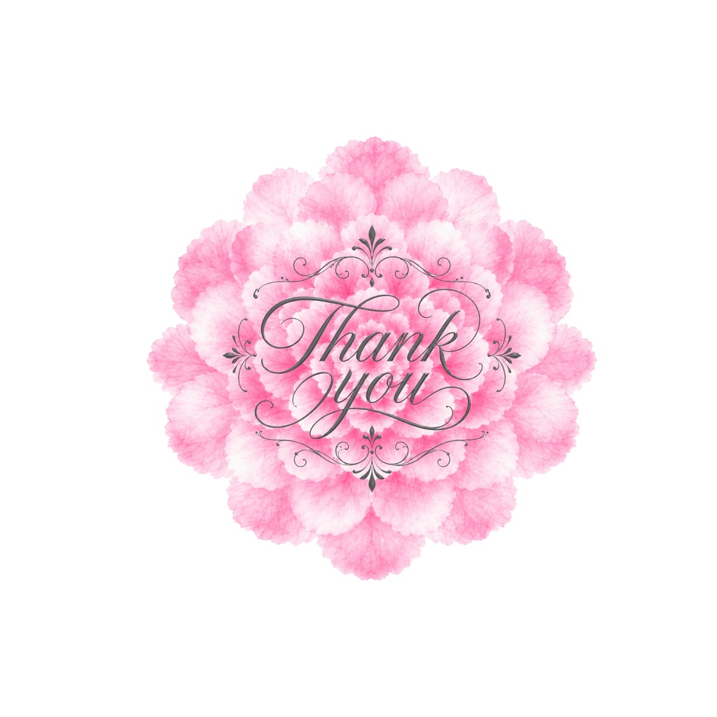 Thank you デジタルペーパー ① 15枚セット
