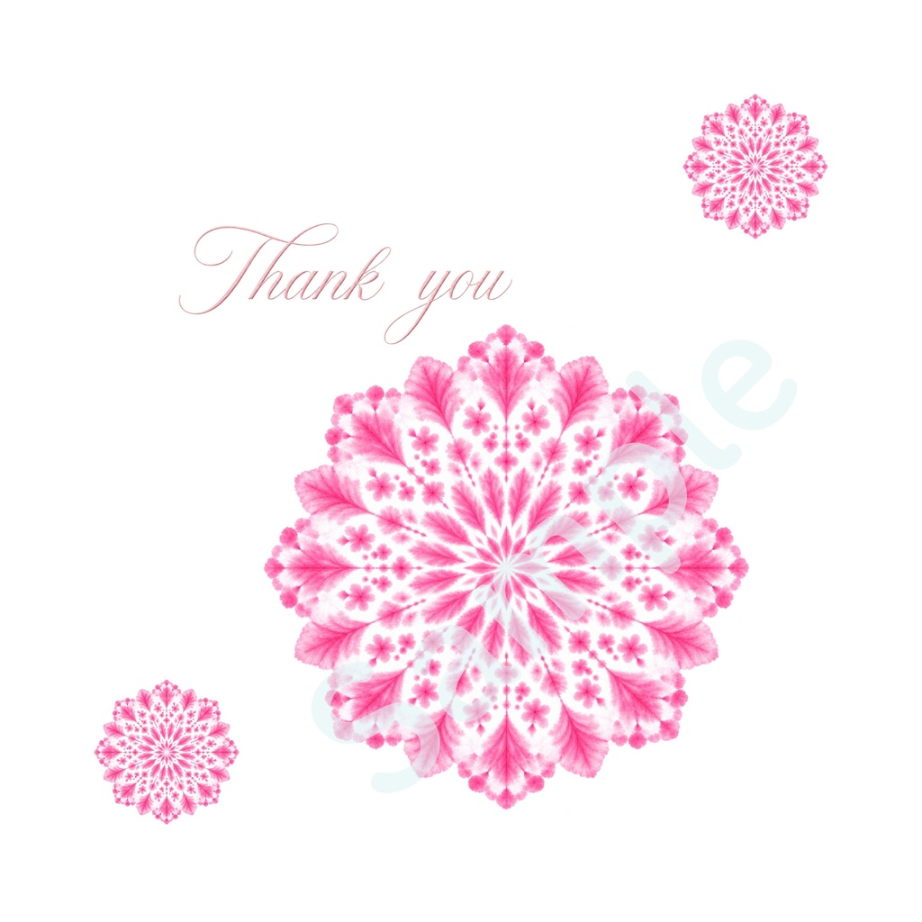 Thank you デジタルペーパー ①　15枚セット